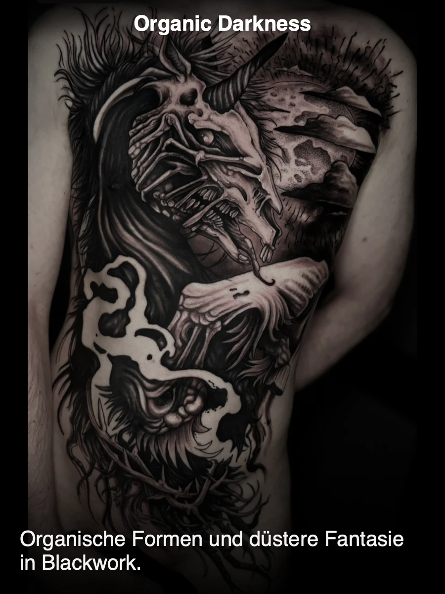 Organic Darkness — Francia David Tattoo
