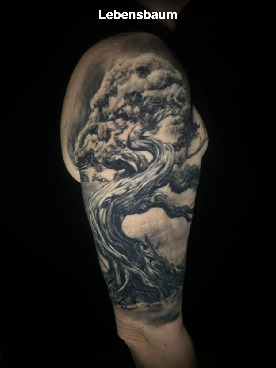 Lebensbaum — Leslie L. Ludwig tattoo artist