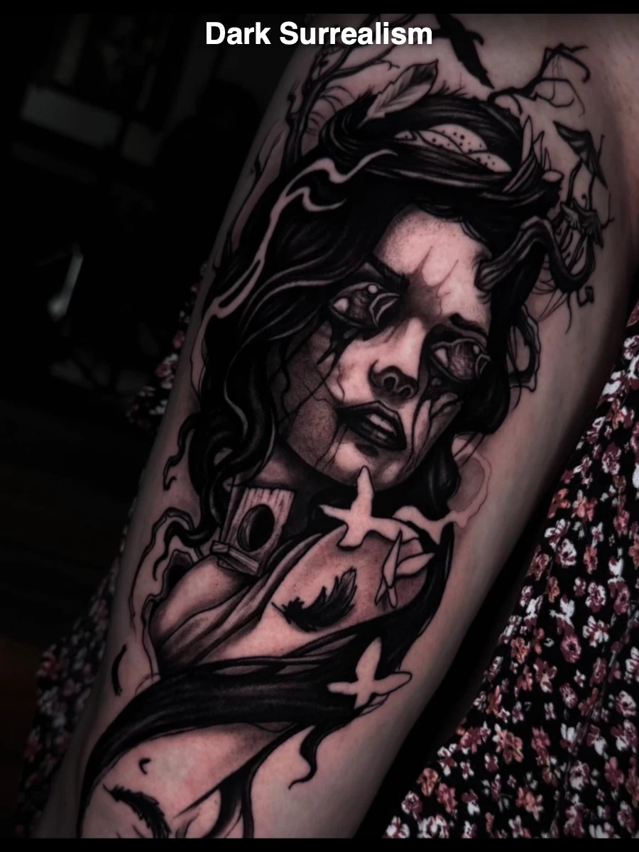 Dark Surrealism — Francia David Tattoo