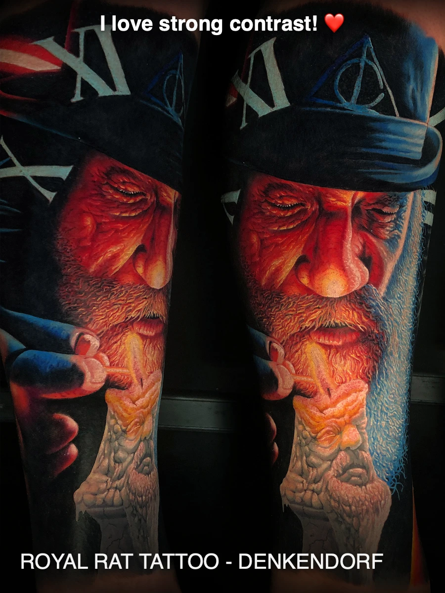 I love strong contrast! ❤️ — Toroktattooart - Joe Royal Rat Tattoo