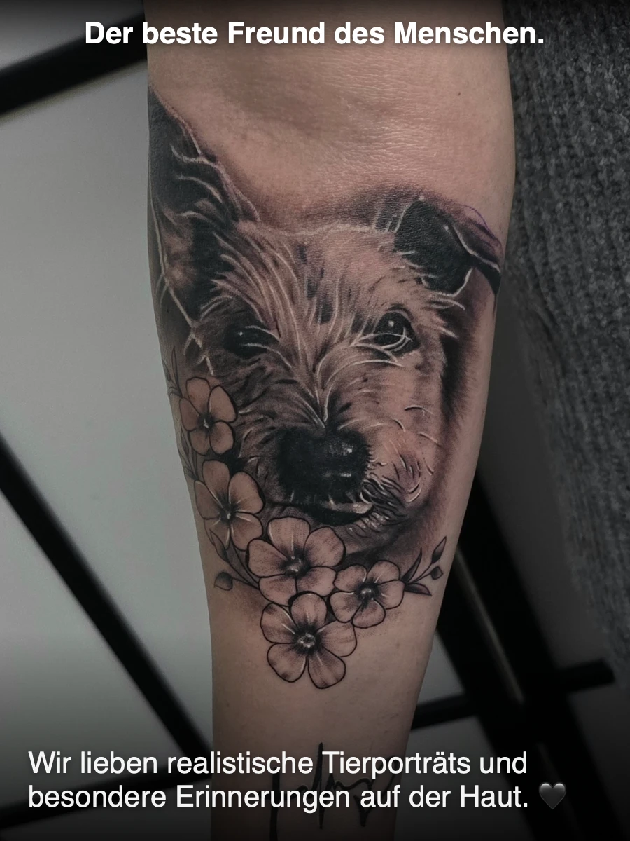 Der beste Freund des Menschen. — Silver Tattoo & Piercing Regensburg