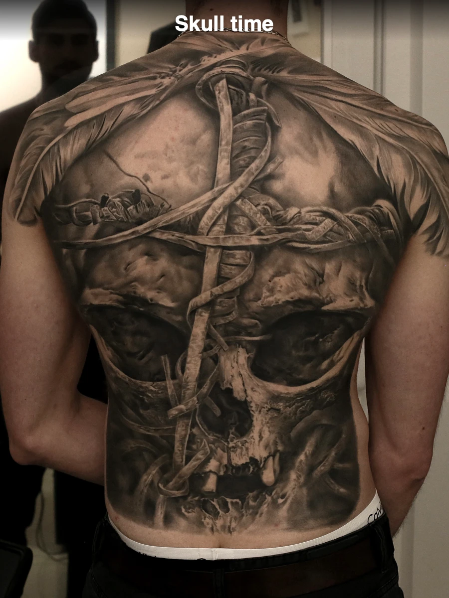 Skull time — Ink By Bali - Tattoo