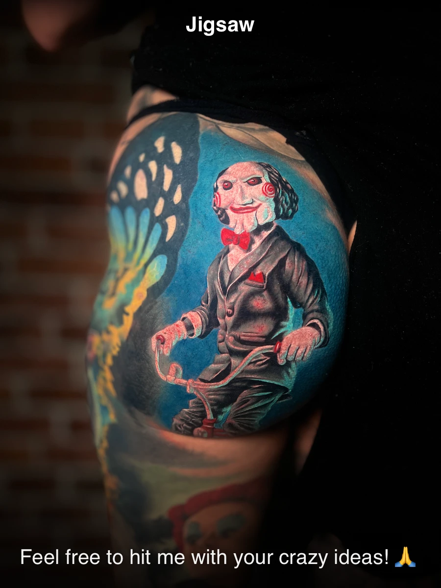 Jigsaw — Toroktattooart - Joe Royal Rat Tattoo