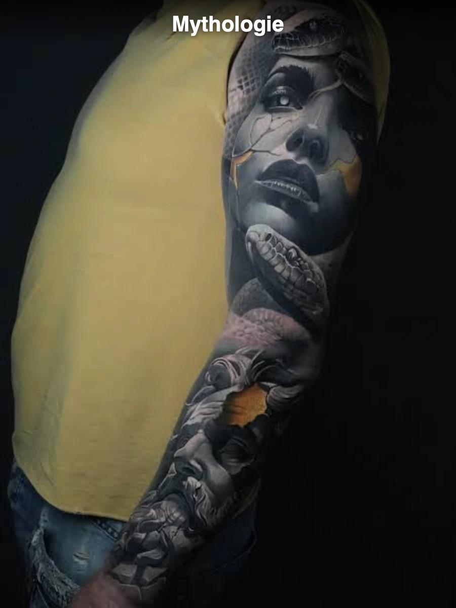 Mythologie — János Fehér - tattoo künstler